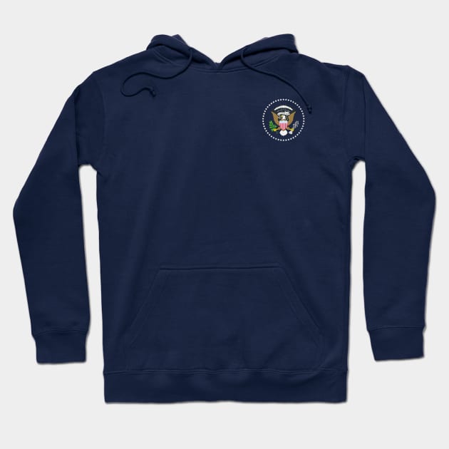 Presidential Detail Back Print Hoodie by NeilGlover